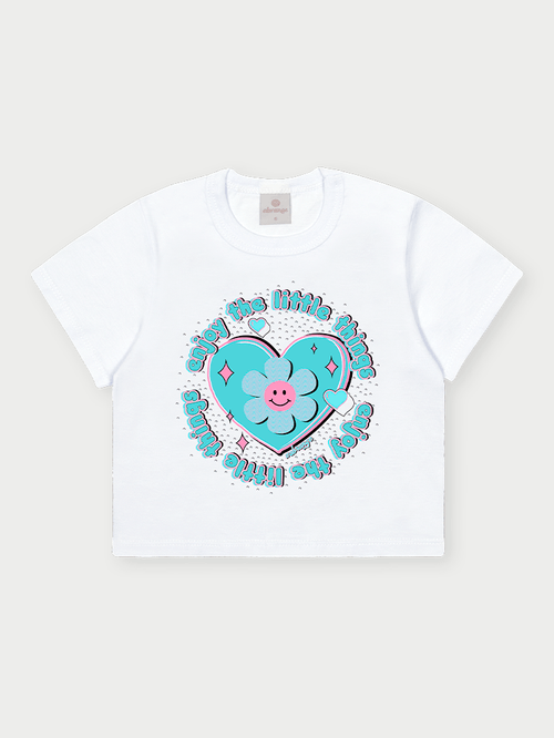 Conjunto Infantil Menina Little Things Azul Abrange