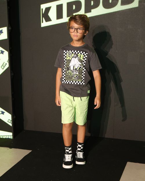 Conjunto Menino Fantasma Radical Verde Kippos