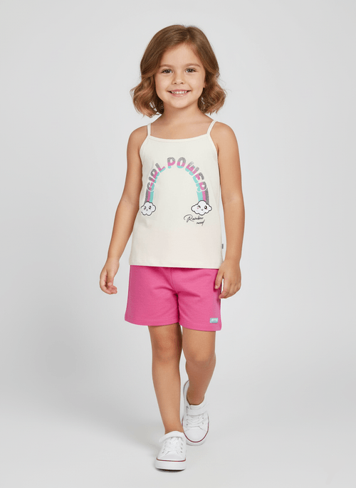 Conjunto Menina Girl Power Natural Abrange