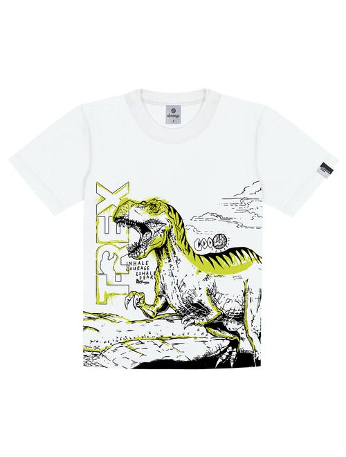 Camiseta T-Rex Branco Abrange