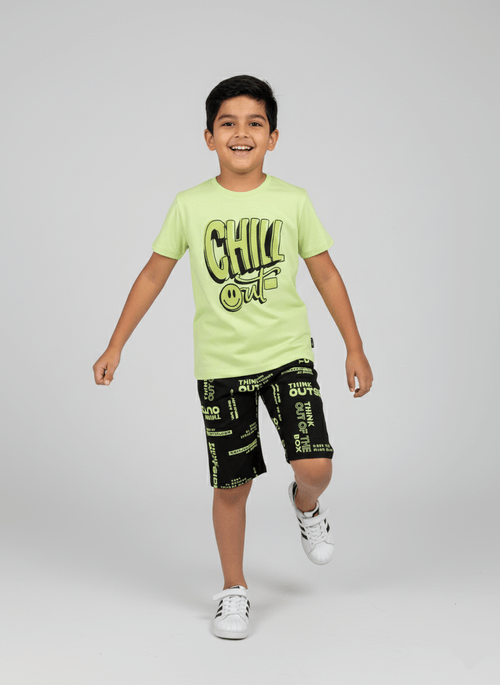 Conjunto Menino Chill Out Verde Flour Abrange