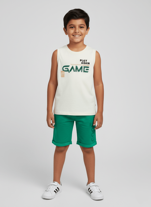 Conjunto Menino Game Natural Abrange