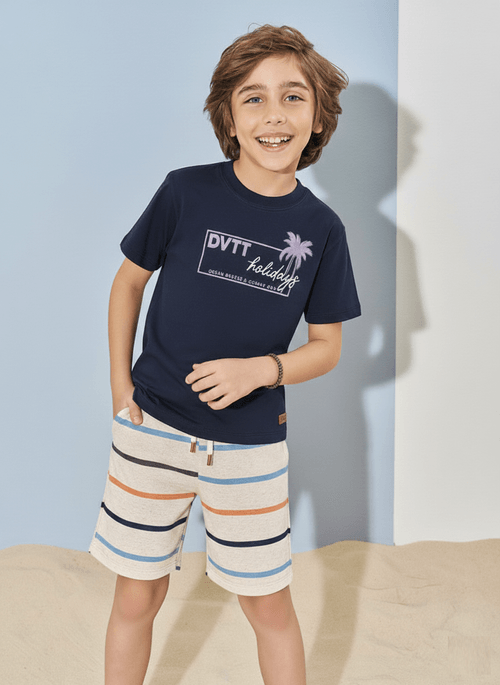 Conjunto Menino Holidays Azul Divertto