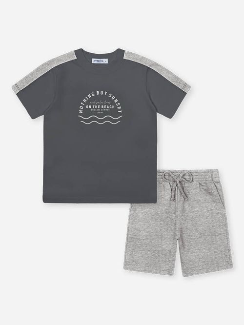 Conjunto Menino Sunset Chumbo Divertto