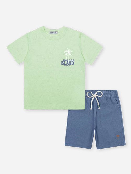 Conjunto Menino Island Verde Divertto