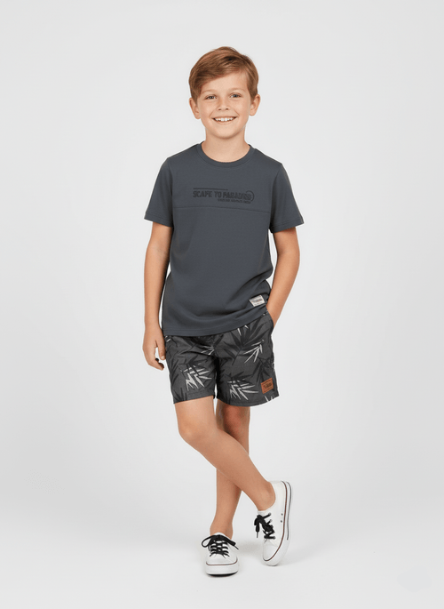 Conjunto Menino Paradise Chumbo Divertto