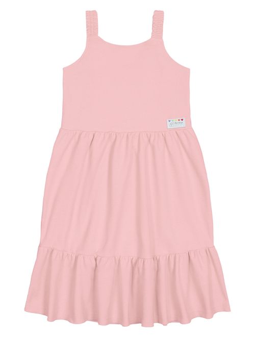 Vestido Com Detalhe Costas Rosa Neon Abrange