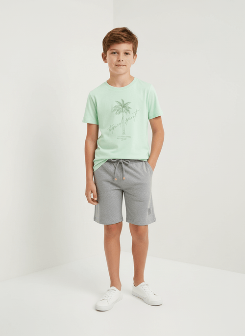 Conjunto Infantil Menino Tropical Spirit Mescla Divertto