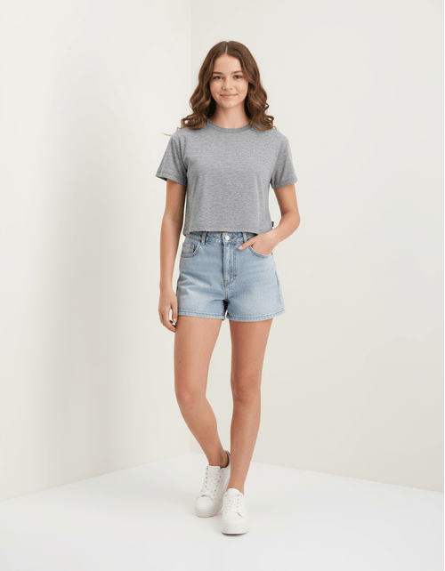 Blusa Teen Feminino Básica Mescla Dway