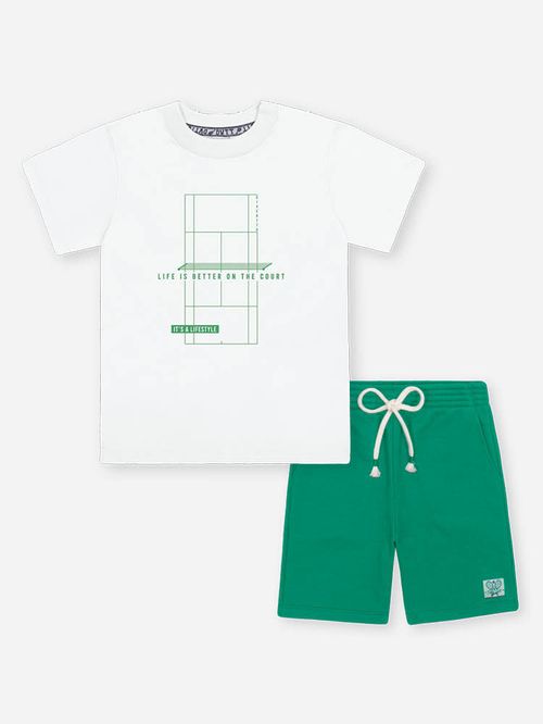 Conjunto Infantil Menino Lifestyle Verde Divertto