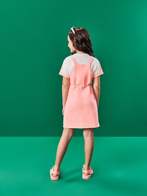 Conjunto Infantil Menina Coração Laranja Beli.me