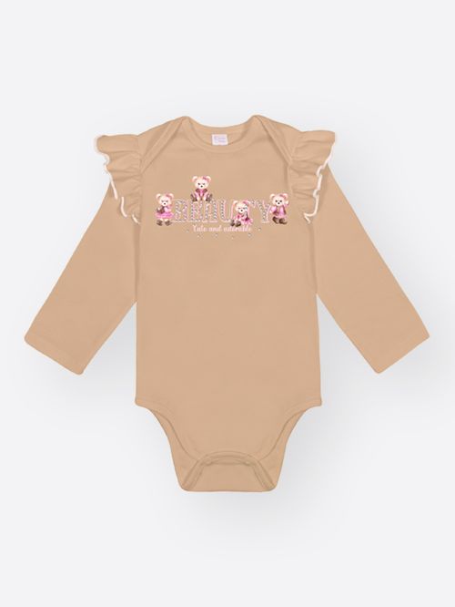 Body com Faixa Bebê Menina Ursas Adorable Mundo Cinti