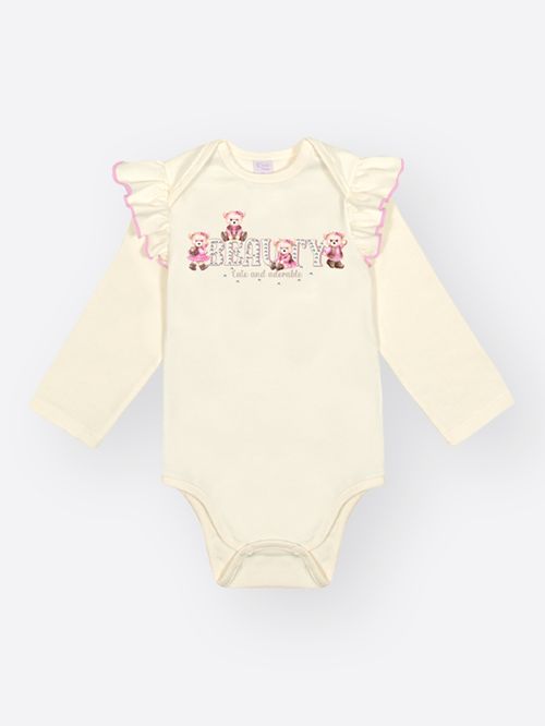 Body com Faixa Bebê Menina Ursas Adorable Mundo Cinti