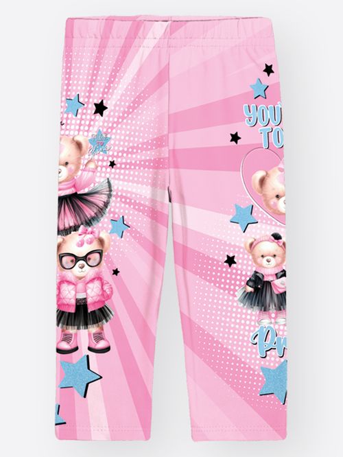 Legging Felpada Bebê Menina Ursas Pretty Mundo Cinti