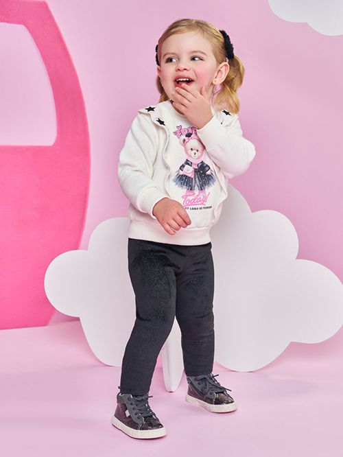 Conjunto Bebê Menina Ursa Estrela Fashion Mundo Cinti