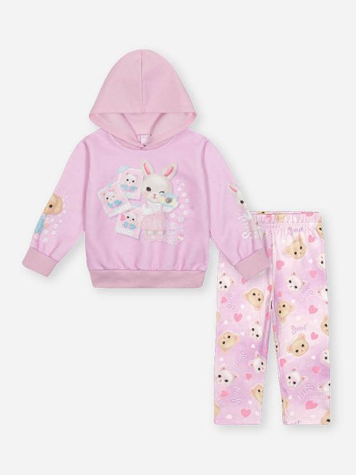 Conjunto Felpado Bebê Menina Sweet Bests Mundo Cinti