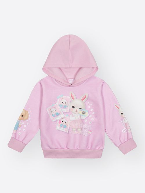 Conjunto Felpado Bebê Menina Sweet Bests Mundo Cinti