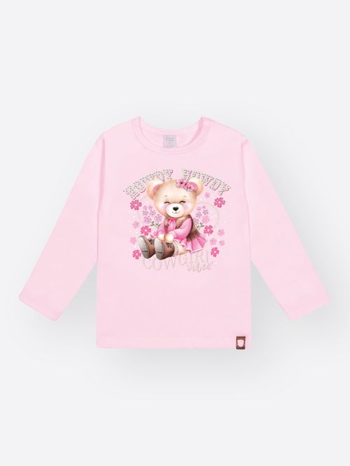 Conjunto Felpado Bebê Menina Ursa Cowgirl Vibes Mundo Cinti