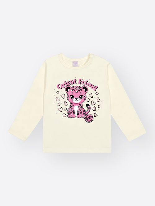 Conjunto Bebê Menina Onça Cutest Friend Mundo Cinti