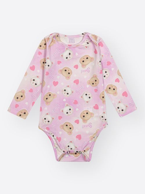 Body Térmico Bebê Menina Mundo Cinti