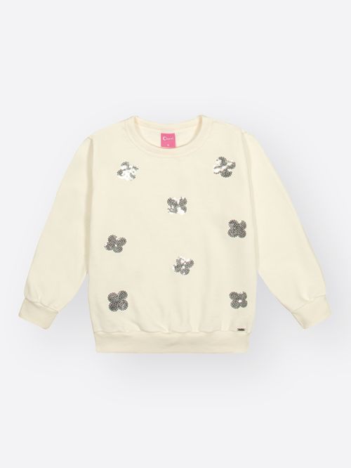 Blusão Infantil Menina Clover Flower Mundo Cinti