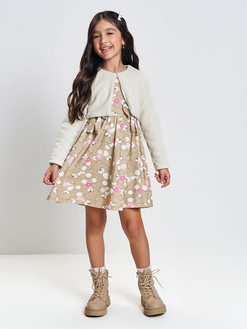 Casaqueto Infantil Menina em Pelo Mundo Cinti