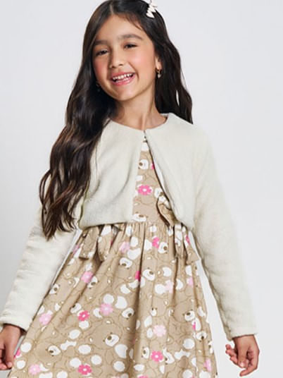 Casaqueto Infantil Menina em Pelo Mundo Cinti