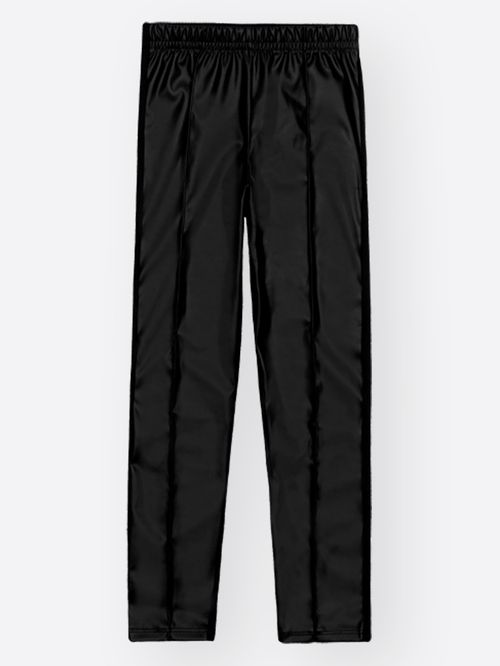 Legging Infantil Menina em P.U Preto Mundo Cinti