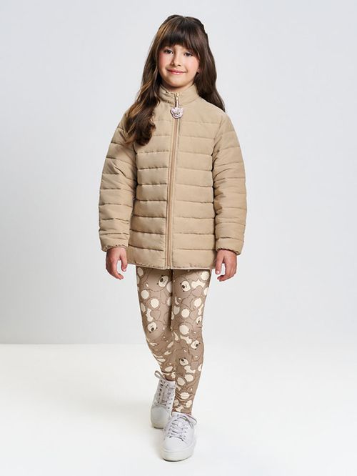 Legging Infantil Feminina Estampada em Suplex Felpado – Calça Térmica Inverno Menina