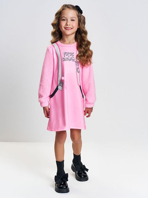 Vestido Midi Infantil Menina Lacinhos Mundo Cinti