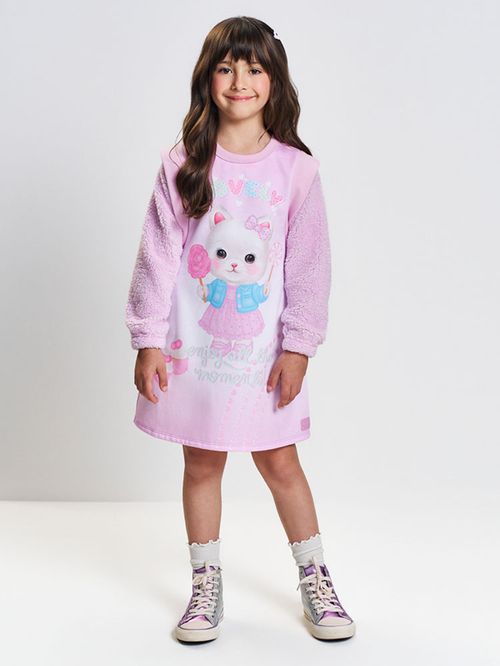 Vestido Menina com Cheirinho Lovely Cat Mundo Cinti