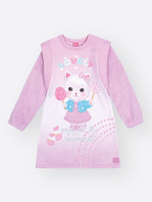 Vestido Menina com Cheirinho Lovely Cat Mundo Cinti