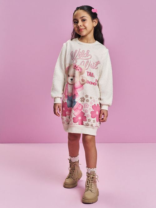 Vestido Menina Ursinha Wild West Mundo Cinti