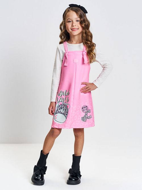 Conjunto Menina Animal Print WILD Mundo Cinti