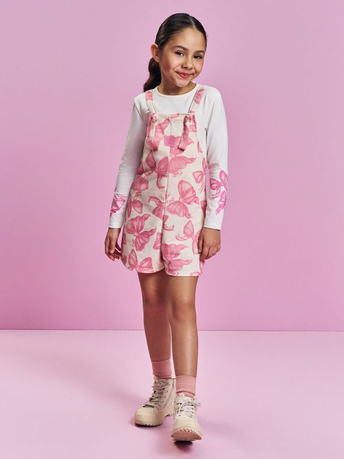 Conjunto Infantil Menina Laçinhos Mundo Cinti