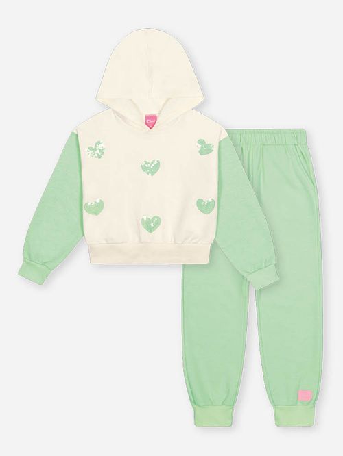 Conjunto Menina Corações Bordados Mundo Cinti