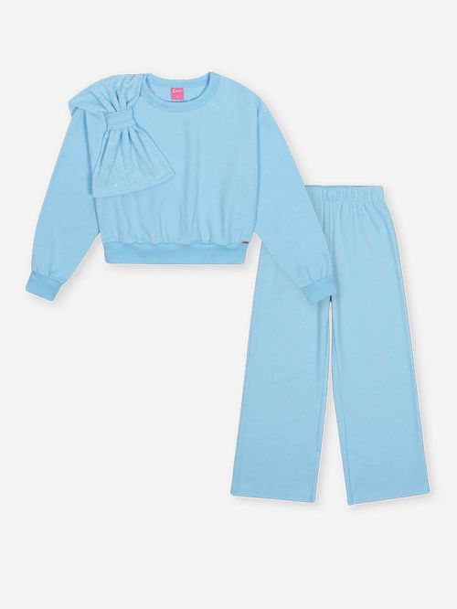 Conjunto Infantil Menina Ombro de Laço Mundo Cinti