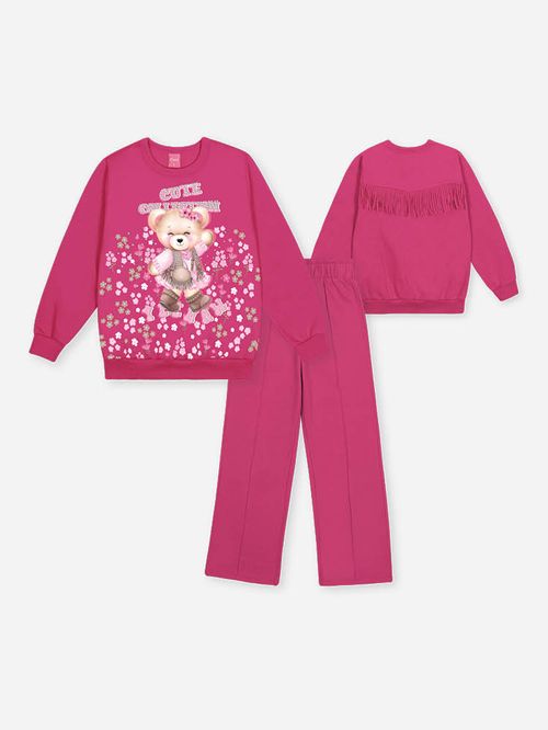 Conjunto Menina Ursa Cute Collection Mundo Cinti