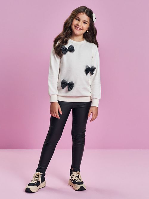 Conjunto Infantil Menina Laços de Tule Mundo Cinti