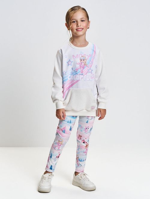 Conjunto Menina Princesa Cinti MOST COLORFUL Mundo Cinti