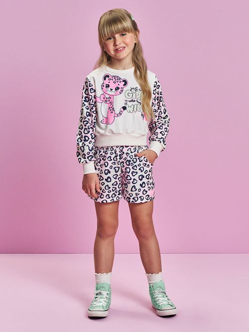 Conjunto Menina Oncinha WILD GIRL Mundo Cinti