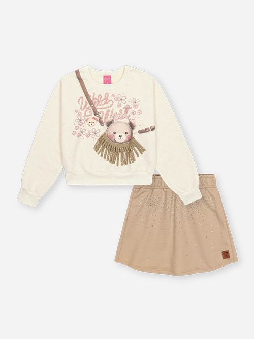 Conjunto Menina com Franja WILD WEST Mundo Cinti