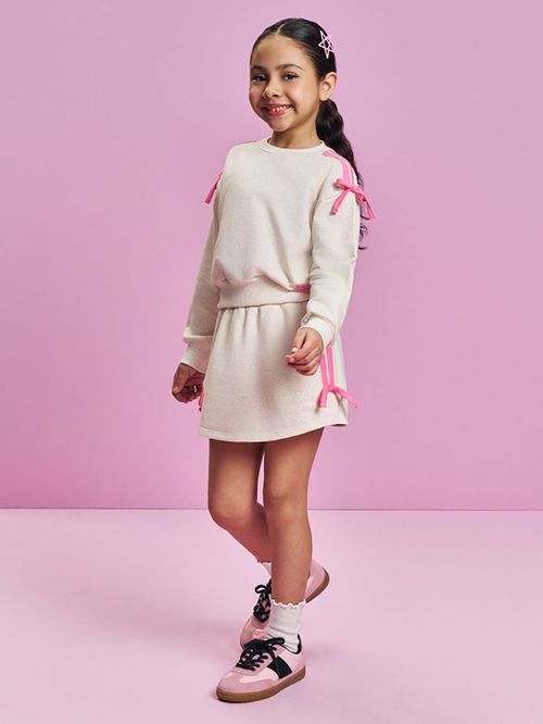 Conjunto Menina com Laços Ursa ENJOY Mundo Cinti