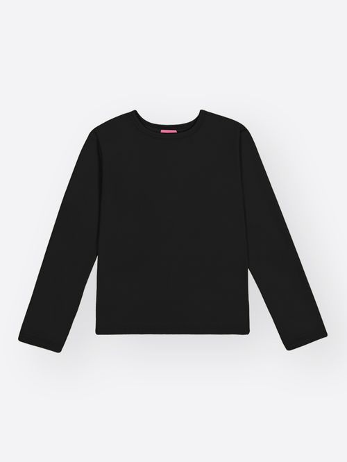 Blusa Longa Menina em Malha Térmica Pesada Mundo Cinti