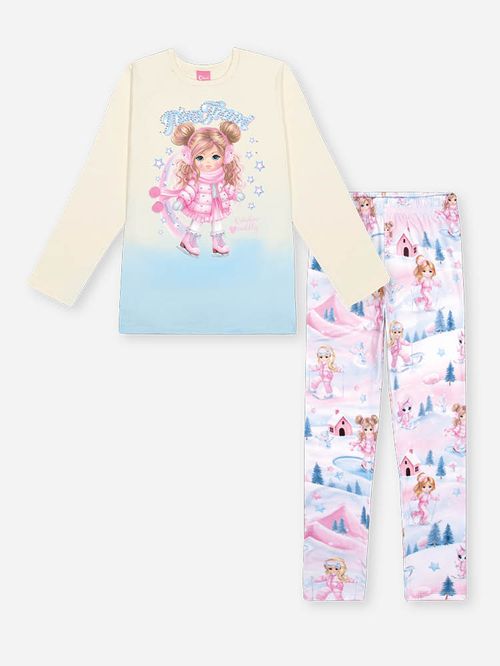Conjunto Infantil Menina Snow Princess Mundo Cinti