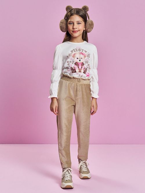 Conjunto Infantil Menina Ursa STAY FIESTY Mundo Cinti