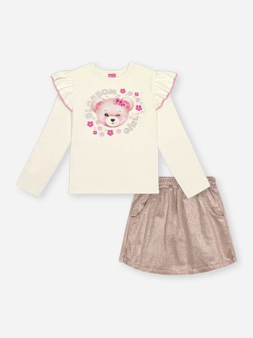 Conjunto Infantil Menina Blossom Girl Mundo Cinti