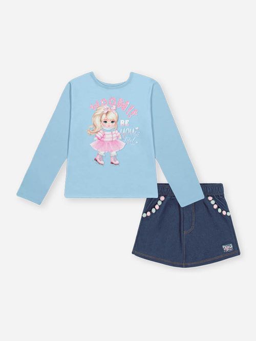 Conjunto Menina Princesa Cinti BEAUTIFUL Mundo Cinti