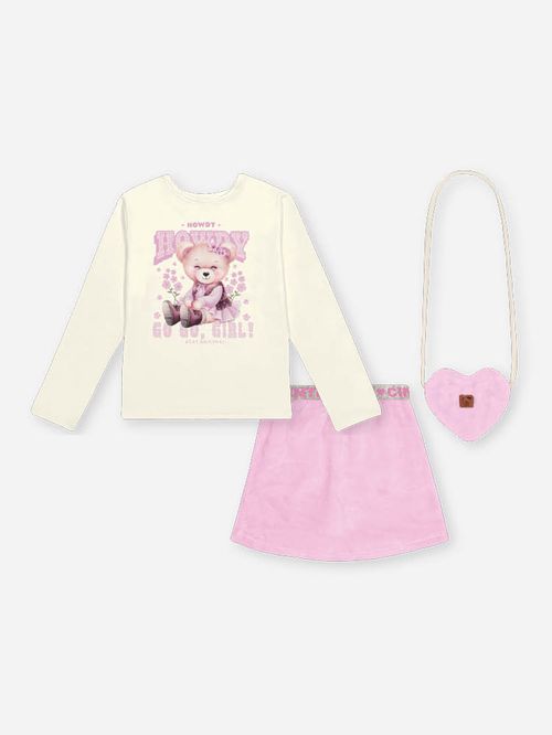 Conjunto Menina com Bolsinha HOWDY Mundo Cinti