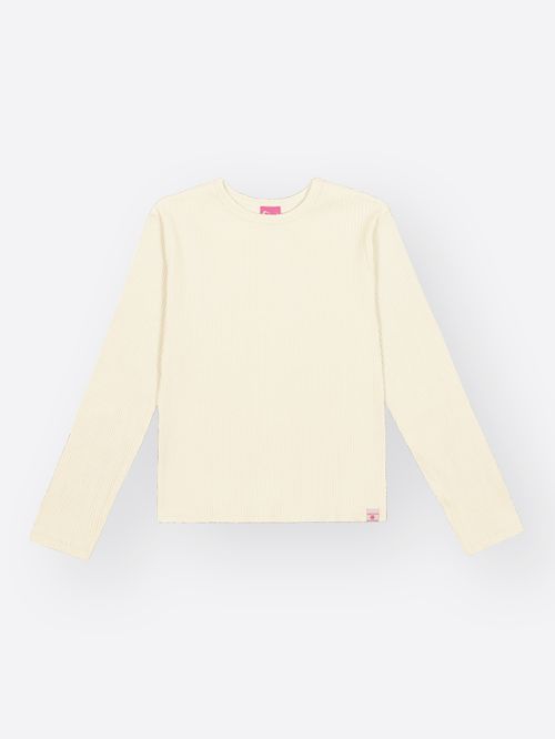 Blusa Manga Longa em Canelado Glow Mundo Cinti